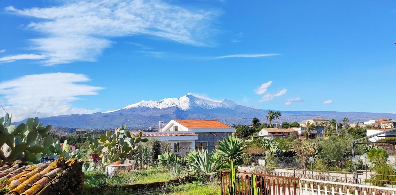 Casa Del Sole Con Vista Sull'Etna A 200 Mt Dal Mare Villa Acireale Eksteriør billede