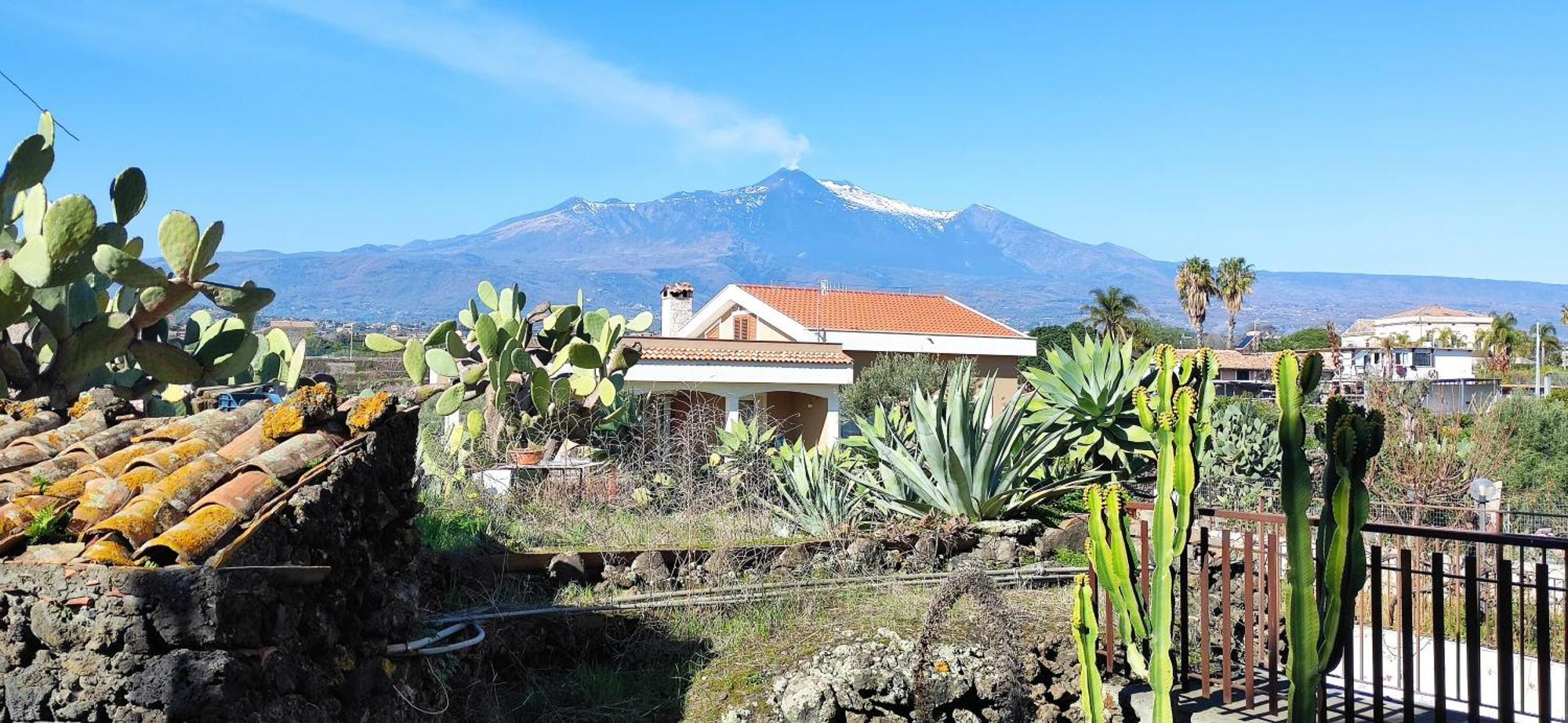 Casa Del Sole Con Vista Sull'Etna A 200 Mt Dal Mare Villa Acireale Eksteriør billede
