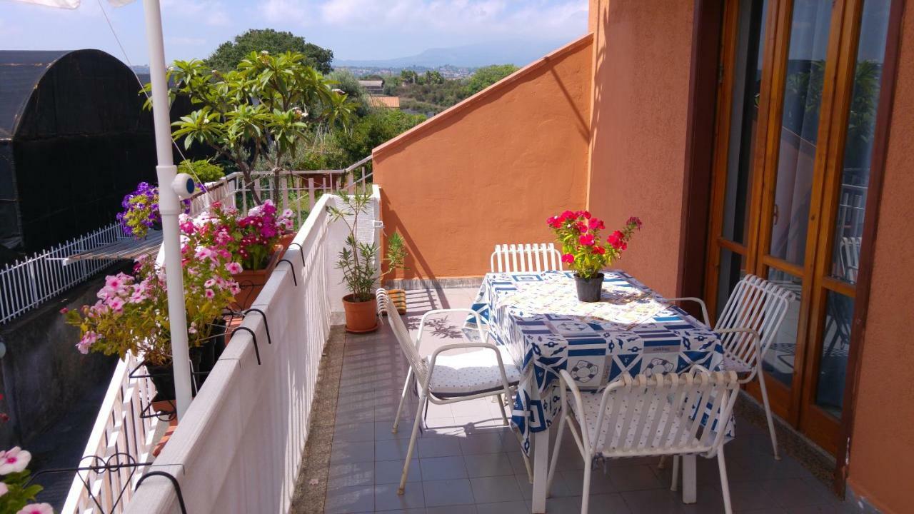 Casa Del Sole Con Vista Sull'Etna A 200 Mt Dal Mare Villa Acireale Eksteriør billede